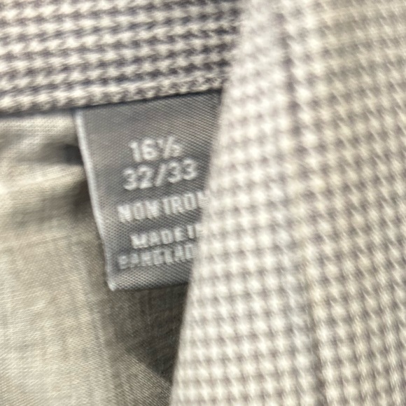 Michael Kors Air Soft Light Gray Dress Shirt Regular Fit Large 16 1/2 - Picture 4 of 5